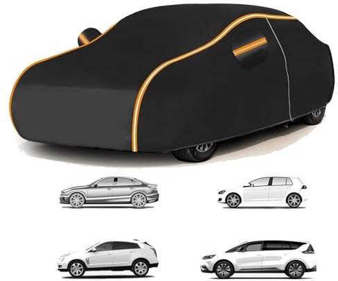 Autoabdeckung für Suzuki Samurai LWB Hard-Top 1998-2003 (404 x 153 x 169cm),wasserdichte SchutzhüLle Staubdicht UV-BestäNdig Kratzfest Vogelkotresistent ReißFest