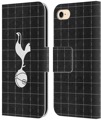 Head Case Designs Officially Licensed Tottenham Hotspur F.C. Away 2025/26 Badge Kit Leather Wallet Case Compatible With Apple iPhone 7/8 / SE 2020 & 2022