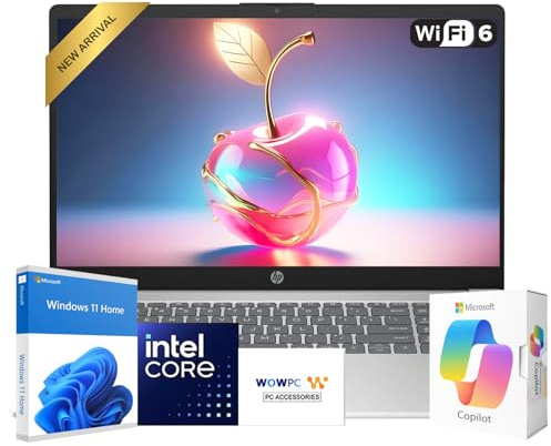 HP New Generation 15.6 FHD Business AI Laptop, Intel Core 7 150U(10 Cores, Up to 5.4 GHz), 16GB RAM, 512GB PCIE, Microsoft Copilot, Bluetooth 5.4, Ultra Quiet Design, Long Battery Life | Windows 11