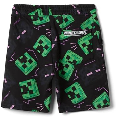 OVS Kids Mehrfarbige Jungen-Shorts aus Baumwollmix mit Minecraft-Print