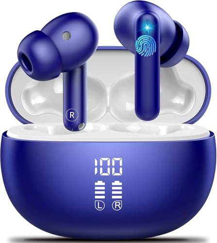 3-in-1 KI Übersetzer Kopfhörer, 42Std mit 165 Sprachen und 8 Modi Blau | Bluetooth 5.4 Sprachübersetzer Kopfhörer mit App-Support, Echtzeit Übersetzer Ohrhörer mit ENC Mikrofon für Business
