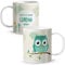 LolaPix Taza plastico personalizada. Taza Plastico Infantil Personalizada. Vaso Infantil Personalizado. Tazas Personalizadas con Nombre SIN BPA. 5 COLORES. Buho