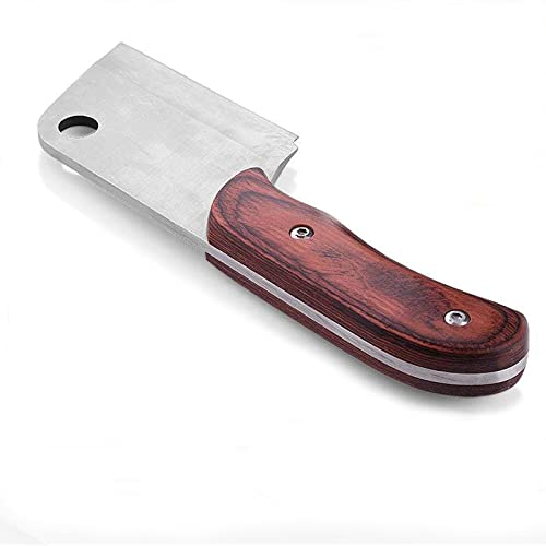 meowko Mini Coltello da Cucina Coltello da Cucina all'aperto Tagliere di Carne all'aperto Coltello da Cucina Portatile per mannaia da Cucina