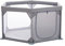 Fillikid Laufgitter 6-eckig mit Einstieg Exklusiv | Laufstall Baby ab Geburt | Bett Reisebett Baby mit Transporttasche | Spielstall mit Einstieg für Babys & Kinder | Krabbelgitter 134 cm