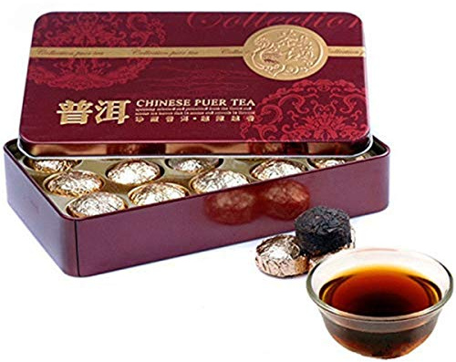 80g Puerh Schwarztee Gekochter Puer Tee Pu-erh Tuo Tee Dose Geschenkverpackung