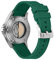 Kai Tian Klasse 18mm Edel Gebogenes Band Gummi Uhrenarmband Passend Uhren Armband für Herren Damen Grün
