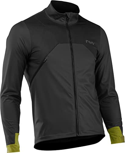 Northwave Extreme 2 Fahrrad Winterjacke schwarz/gelb 2024: Größe: XXL (54)