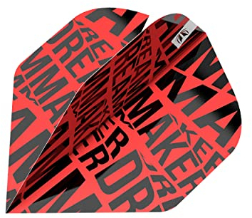 Target Darts Unisex-Adult Dimitri Van den Bergh Brass Pro Ultra Flights Dartpfeil Dart, Roter, No.2
