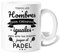 latostadora Taza Padel Original y Divertida - Tazas Originales para Regalar a Jugador de Padel - Regalos Originales de Padel - Taza Regalo para Friki del Padel - Taza Hombres del Padel - 6321805