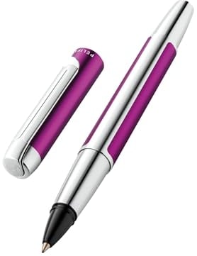 Pelikan Tintenroller Pura R40, Violett, hochwertiger Roller im Geschenk-Etui, 823814