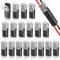 20pcs Lüsterklemmen Steckbar Kabelverbinder 2-PoligKabel Steckverbinder Stecker Kabel Steckverbinder Durchgangsverbinder kfz 18-24AWG Draht-Schnellspleiß-Steckverbinder Kabel Crimp Anschluss