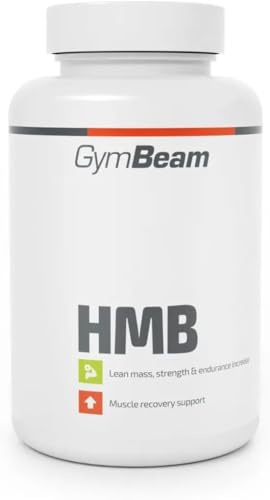 GymBeam Integratore di HMB, Metabolito Attivo dell'Amminoacido Essenziale Leucina, Utile per la Sintesi Proteica, Integratore per la Massa Muscolare, Partecipa alla Formazione delle Proteine