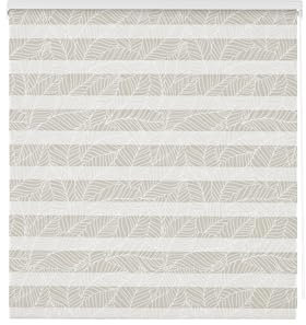 Estoralis | TEXTUREN | Doppelrollo Nacht und Tag | Bedrucktes Duo-Rollo | T-4072 | 130 x 180 cm. (Breite/Höhe) Stoffgröße 127 x 175 cm. | Rollos für Fenster und Türen