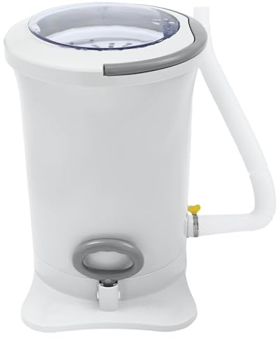 lavatrice portatile Mini asciugatrice manuale, lavatrice portatile alimentata a pedale, asciugatrice con cavo di estrazione manuale for casa, dormitorio, appartamento, camper, viaggi, uso esterno