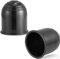 AGRISHOP 2X Anhänger Anhängerkupplung Abdeckung Kunststoff Schwarz Φ50mm Abschleppstange Ball Abdeckkappe