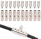 VOLWCO 10 Stück Hochdruck-Nebeldüsen für Outdoor-Kühlsystem, G3/16 (10-24 UNC) Nebelsystemdüse, 1/4 Interface Quick Connector, Zerstäuber Mikronebel Sprinkler(Size:Orifice 0.5mm,)