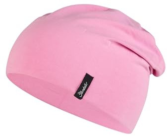 Sterntaler Beanie aus Singlejersey Tragbar mit und ohne Umschlag Berretto, Rosa Perla, 53 Unisex-Adulto