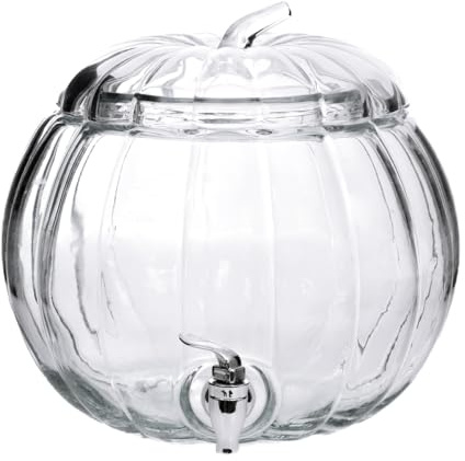 HOMLA Pumpkin Einmachglas mit Kürbishahn 8l