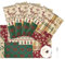 TOPLUXE Tovagliette di Natale 45x30 cm, Set di 4 Tovagliette, Decorazioni da Tavola Natalizie per Pranzo/Cucina/Ristorante/Banchetto/Festa di Natale (Patchwork Natalizio)