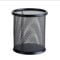 Metal Mesh Round Pen Pot Case Pencil Holder Office Desk Stationery Container Organiser Pencil Case Black
