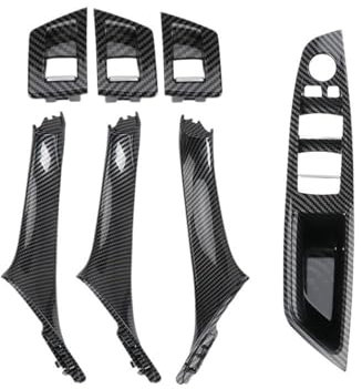 LLL6zzzK Auto Innen Türgriff Für BMW F10 F11 5 Series,Ersatzteil Für Die Abdeckung des Innentürgriffs Im Auto,B/RHD Carbon Firber