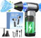 Compressed Air Duster Cleaner for PC - 160000RPM Electric Air Blower 3-Speed Portable Cordless Rechargeable Turbo Jet Blower for Car Laptop Computers Keyboard Cleaning Kit