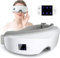 Augenmassagegerät mit Wärme und Vibration, Luftdruckmassagegerät, faltbares Schlafmaskenmassagegerät mit Bluetooth-Musik, Augenpflegegeschenk mit 5 Massagemodi, Geschenk für Frauen Mann