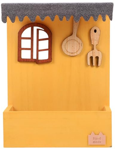 Kisangel Pot De Fleurs Mural Bois Décoratif pour Balcon Et Fenêtre Pot Suspendu pour Plantes Intérieures Et Extérieures