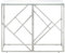 Genérico Wenjingqi 349985 Konsolentisch, Edelstahl, silberfarben und gehärtetes Glas, silberfarben