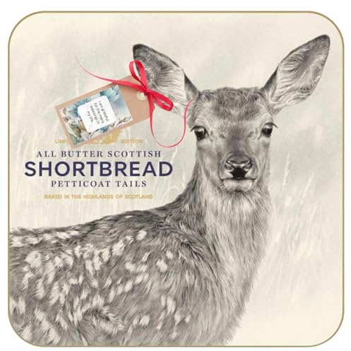 Biscuits Bundle With Scottish Shortbread Petticoat Tails Fawn Tin (1 Pack) – By Oerich Gift