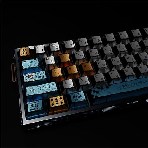 Eva Metallic Paint Keycap, Cherry Profile PBT Mechanische Tastatur Tastenkappe(Unit-00)