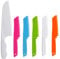 ONUPGO Plastic Kitchen Knife Set (6 Piece) - Chef Nylon Knife/Children's Cooking Knives, Kids Baking Knife for Fruit, Bread, Cake, Lettuce Knife, Salad Knife and Safe Kitchen Knife