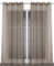 BEAUTEX Vorhang mit Ösen 140x240 cm (Farbe Wählbar) transparente Gardine, Dolly (Taupe)