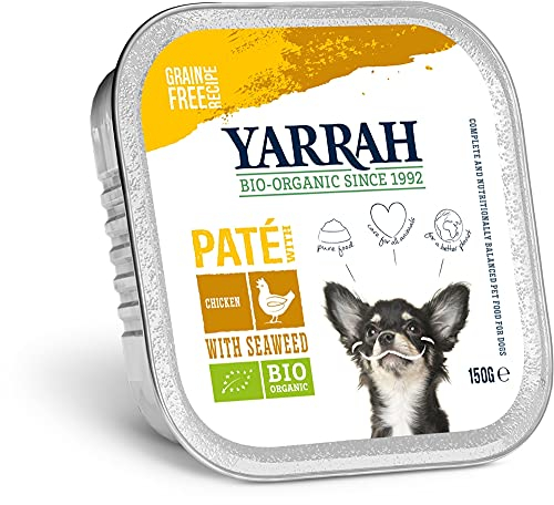 YARRAH Bio Hundefutter Pate mit Huhn, 6er Pack (6 x 150 Grams)
