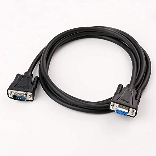 DTech 5m serielles COM Port Kabel Stecker auf Buchse RS232 Verlängerung 9 polig gerade durch