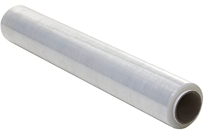 OFITURIA Film Transparent pour Emballer de 50 cm de Large et Extensible Jusqu'à 300 Mètres de Long - Rouleau de Film Élastique Manuel pour Emballage Industriel - 1 unité