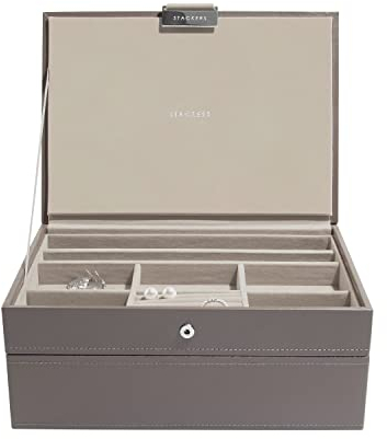 Stackers Mink Classic Jewellery Box, Set of 2