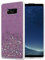 Cadorabo Hülle kompatibel mit Samsung Galaxy S8 Rundumschutz TPU Silikon Case Mädchen Glitzer Strass Design Slim Kratzfest Weiche Gummi Bling Schutzhülle für Samsung Galaxy S8 in Lila