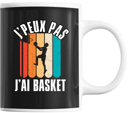 Mug J'peux pas basketball vintage