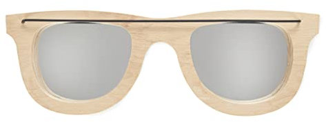 Balvi Portaocchiali Lunettes Design divertente a forma di occhiali da sole Legno