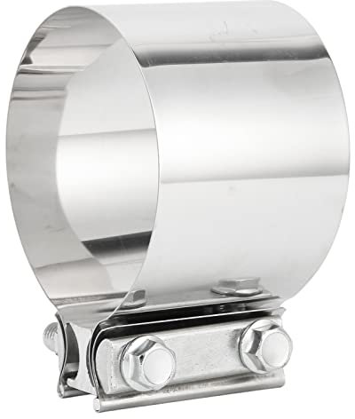 Exhaust V Band Clamp 2in 4in Stainless Steel V Band Bolt Clamp Male Female Flange Assembly for Mufflers Down Pipes Headers Manifolds(4in)