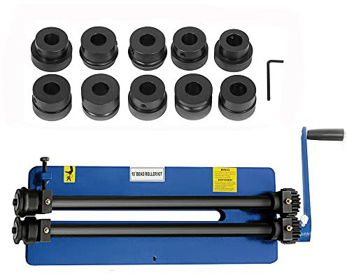 Machine à plier ronde 460 mm - Capacité : 1,2 mm - Pliage en tôle avec 6 jeux de dés pour ateliers en tôle
