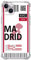 Movilshop Anti-Shock Case [ iPhone 14 ] Airplane Banknote [ Madrid ] Reinforced Silicone Corner 1.5 mm Thickness Flexible Transparent TPU Gel Bumper