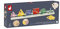 JANOD Bird Produktpalette-Formen, Größen, Farben Sortieren-76 Zubehörteile-Pädagogisches Kinderspielzeug aus FSC-Holz-Ab 24 Monaten, J05089, Mehrfarbig, 30 x 5 x 1 cm
