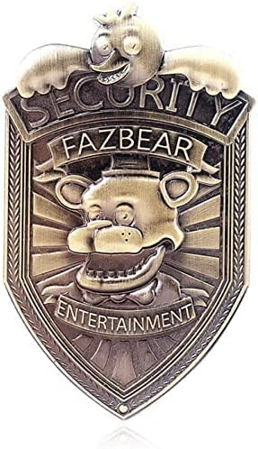 FNAF FNAF Fazbear Entertainment Badge 6,3 cm Sicherheitsschild Metall