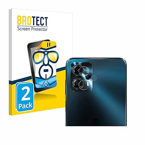 BROTECT Schutzfolie für Motorola Moto G13 | (NUR Kameraschutz) 2 Stück Transparenter Displayschutz Made in Germany Klare Displayschutz-Folie Clear Einfache Montage