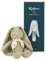 KALOO - Lapinoo - Grüner Hase - Baby-Plüschtier aus Cord - 25 cm - Sehr Weiches Material - Geschenkbox - Ab Geburt, K218014