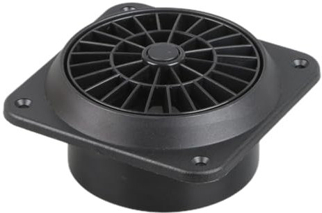 bellv Lüftungsauslass, Auto-Heizung, Luftauslass, Armaturenbrett, AC-Heizung, Lüftungsauslass, 360 Grad drehbar, Klimaanlagen-Deflektor, schwarzer Auslass für Wohnmobil, Bus, Boot, Yacht, Wohnwagen