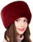 Futrzane Modern Kosakenmütze - Fellmütze Damen - Winter Russische Mütze Pelz (L, Kastanienbraun Modern)