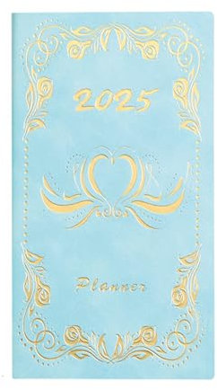 Planer - Terminplaner | Notebook | A6 Tagesplaner Planer 2025 Terminplaner Writing Book, Academic Planner, Weekly And Monthly Planner With Dot Grid & Hourly Schedule For Organized Planning